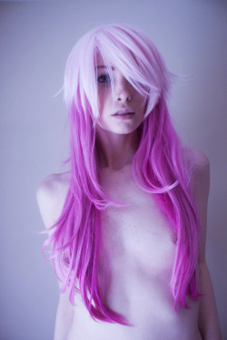 Pink Hair Girl Nude