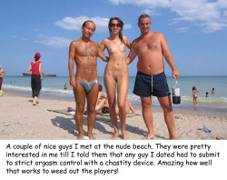 Nude Beach Chastity Device